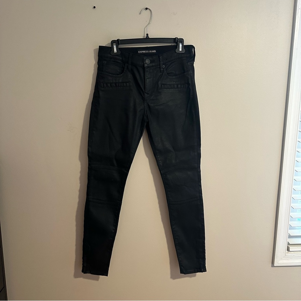 Express Ankle Legging Metalic Jeans